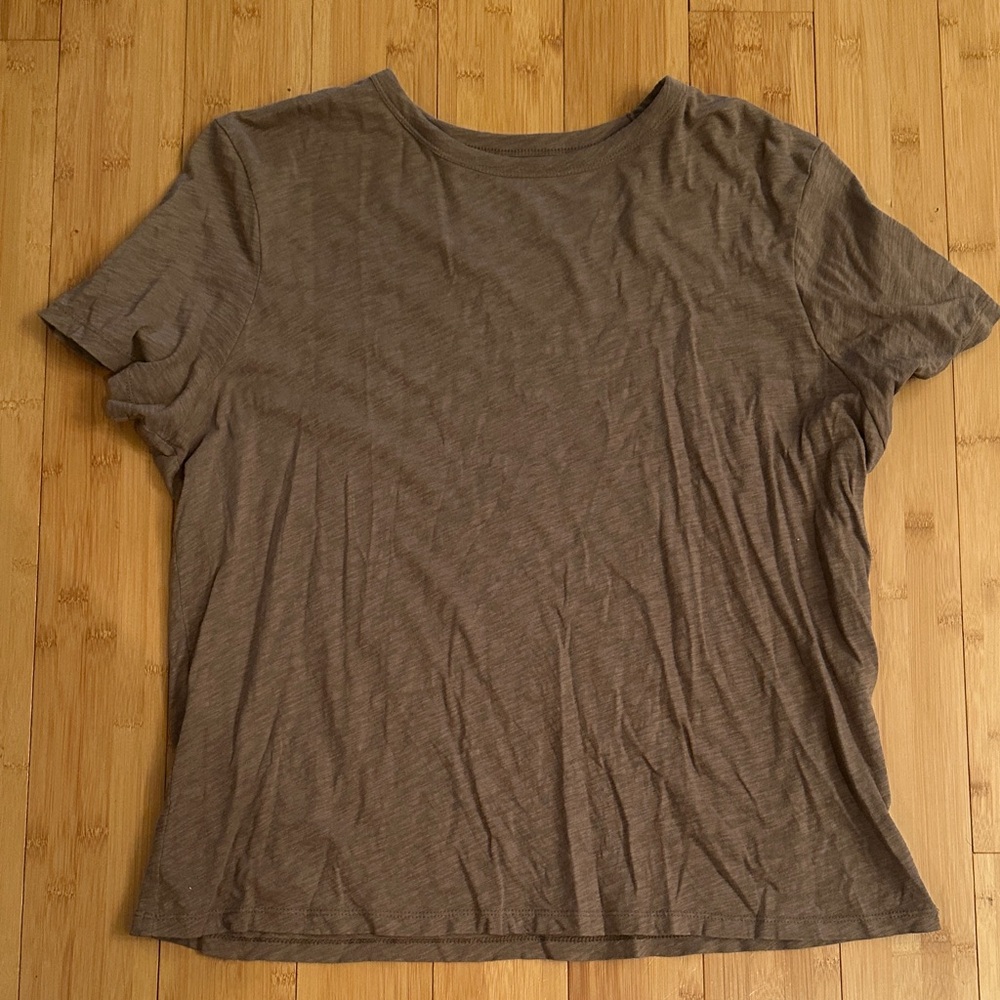 Old Navy Short Sleeve Crewneck Tee - Taupe Brown